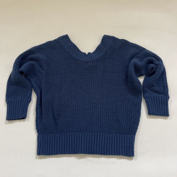 Women’s Express‎ V-Neck Sweater Small See Through 90s Y2K 70s - Picture 4 of 10